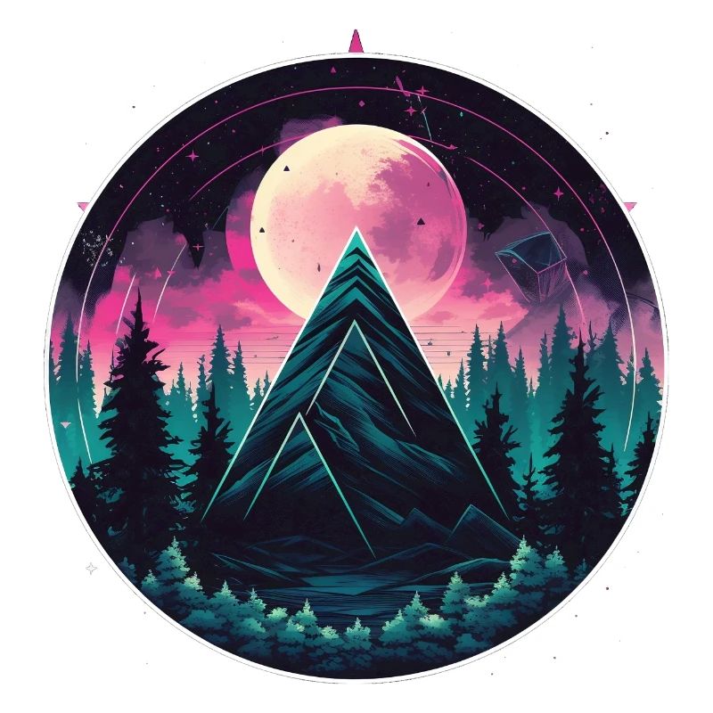 Synthwave Triangles