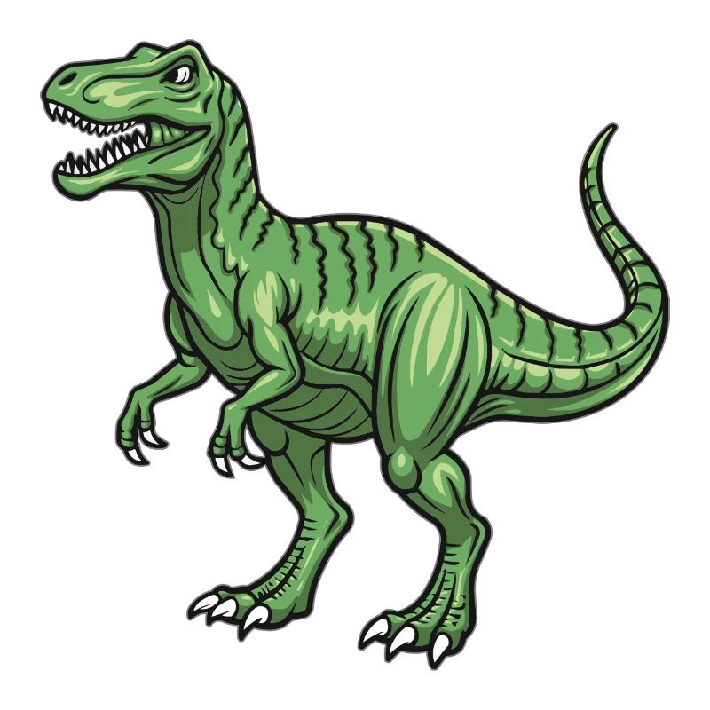 Allosaurus dinosaur - different lizard