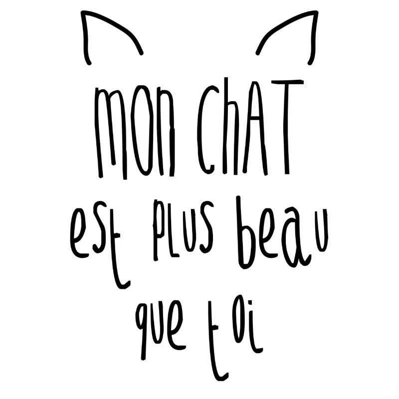 Mon chat + beau noir