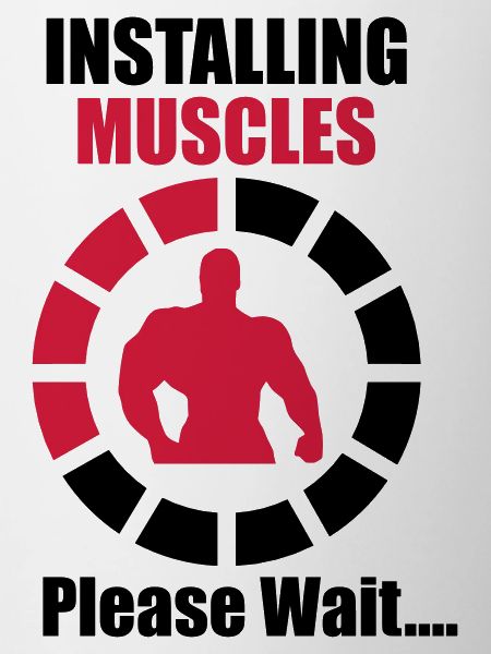 Installing Muscles (Loading) Funny Gym