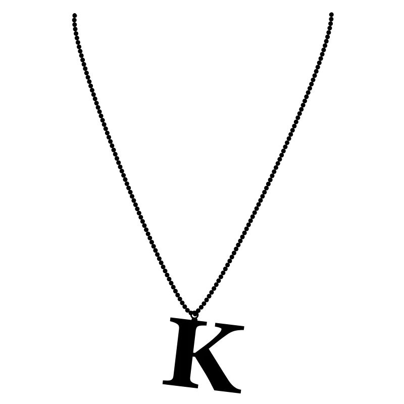 Halskette Buchstabe K