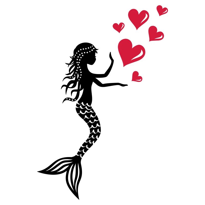 Mermaid Sirène Sirène Saint Valentin Nixe