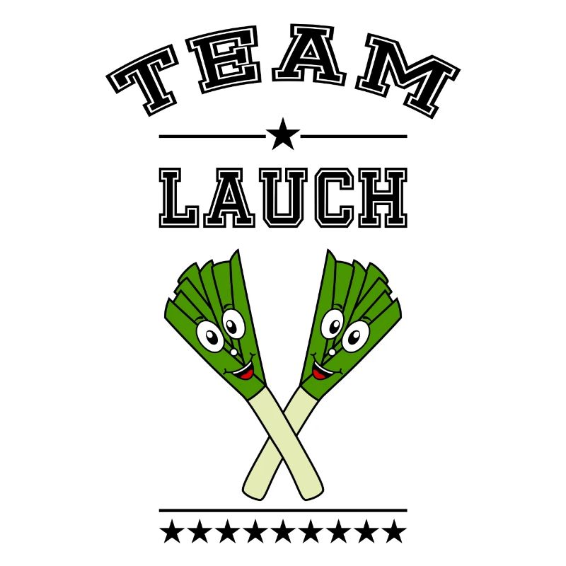 Team leek logo black