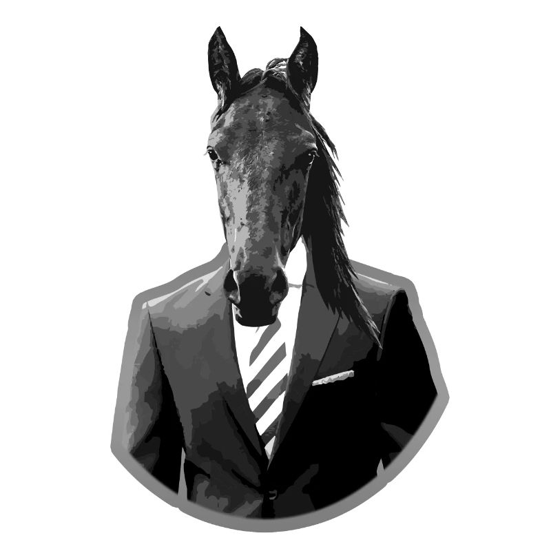 Cheval en costume