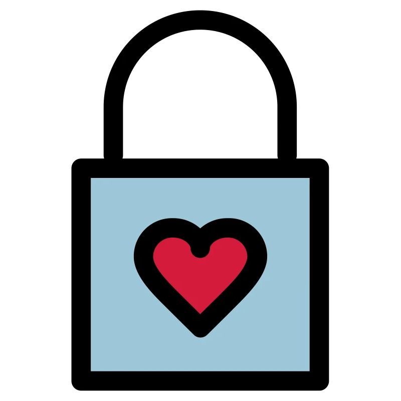 Cadenas, serrure d'amour