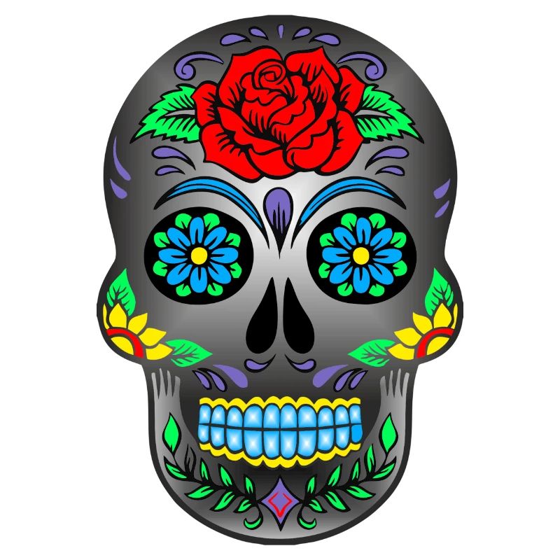 Mexican death mask
