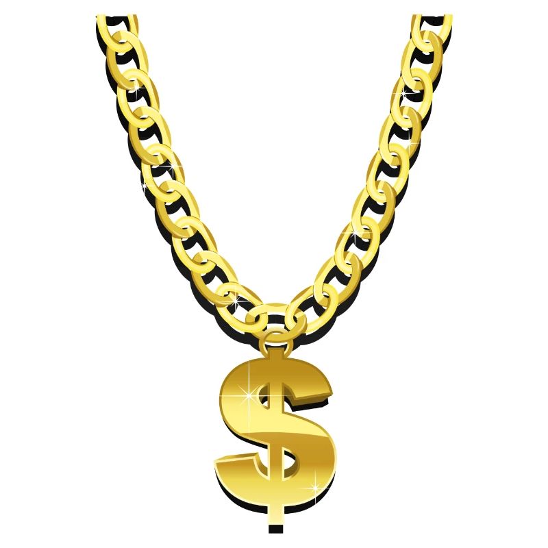 goldene Halskette