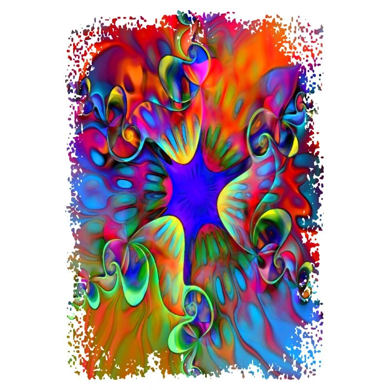 psychedelic flower power