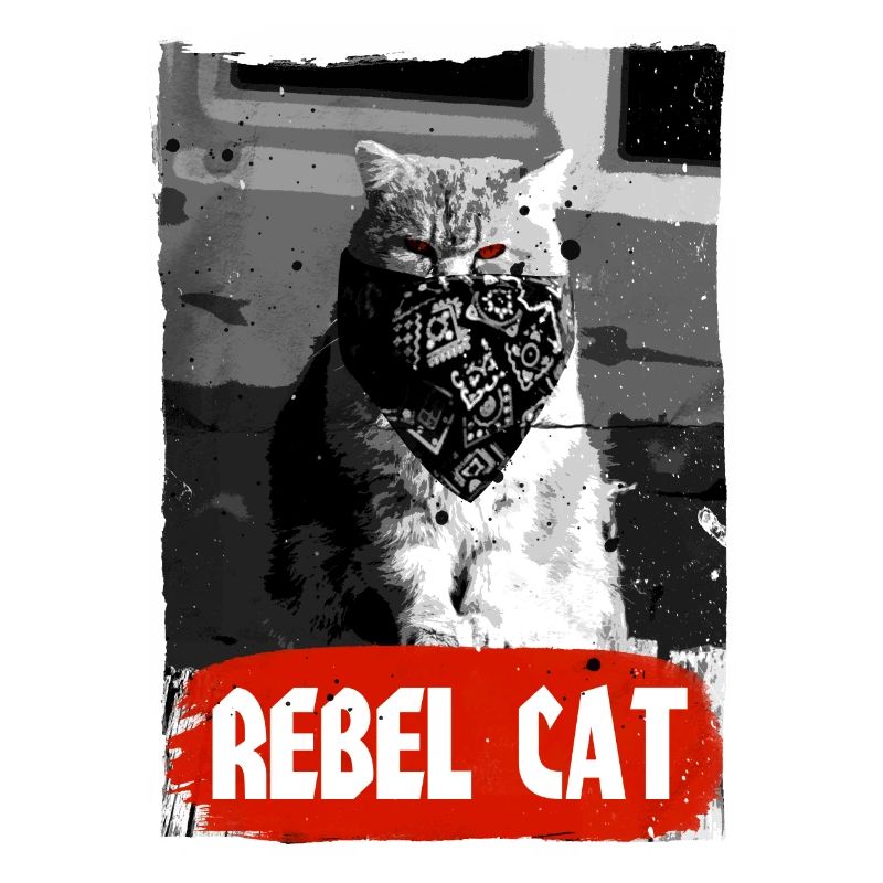 Rebel Cat - Grumpy Cat - Katze