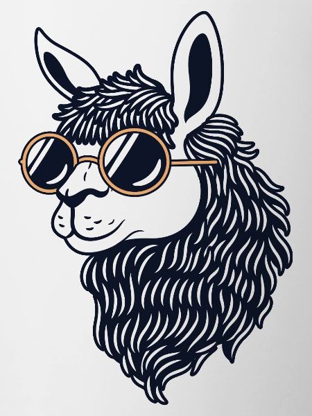 Alpaca Llama With Sunglasses