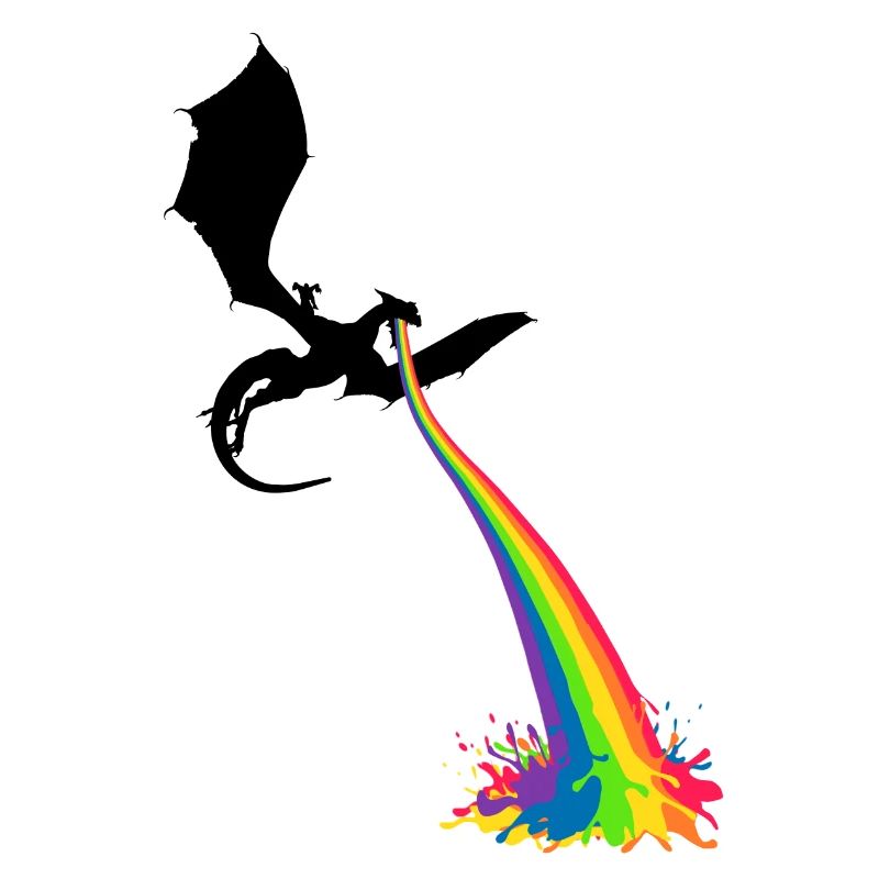 Regenbogen-Drache