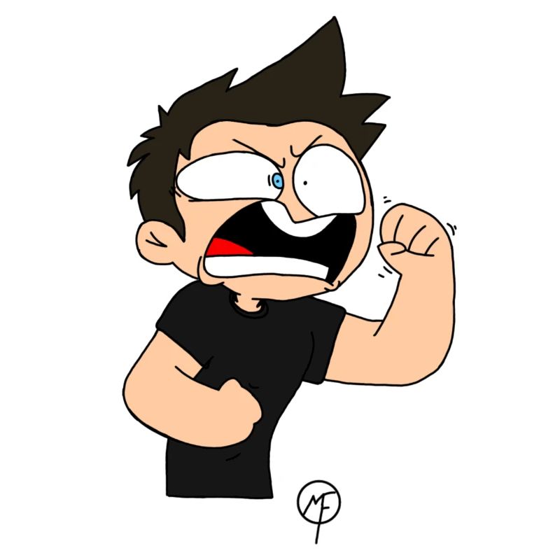 chibi marv angry