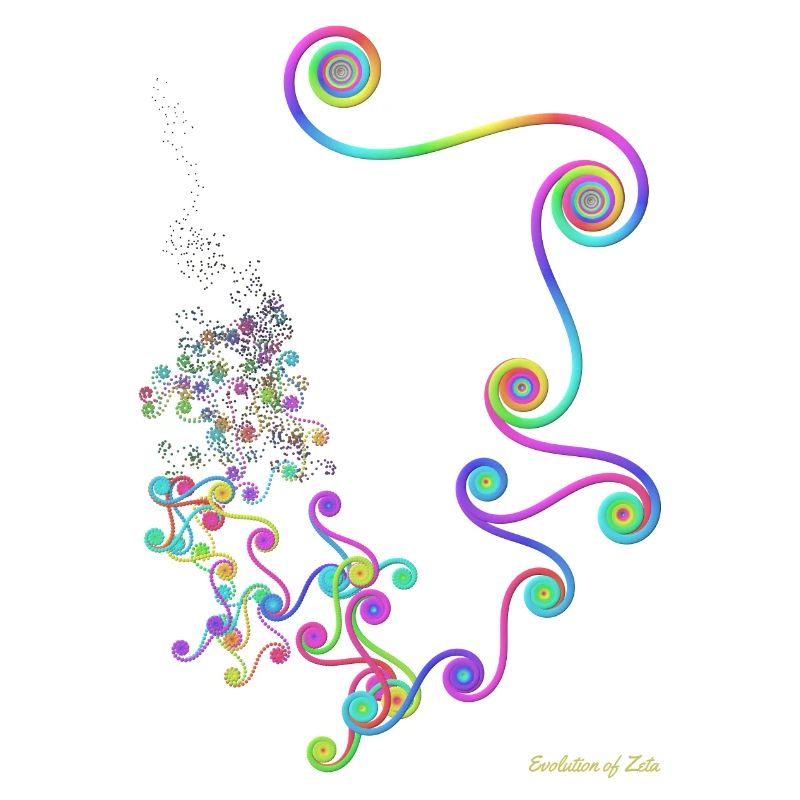 Evolution de Zeta - très colorée et au format 3: 2