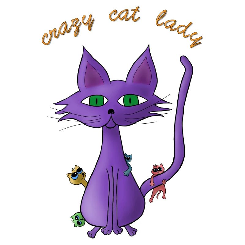 dame de chat fou