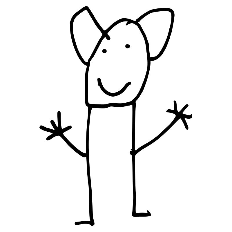 Dessin d’enfants de singe