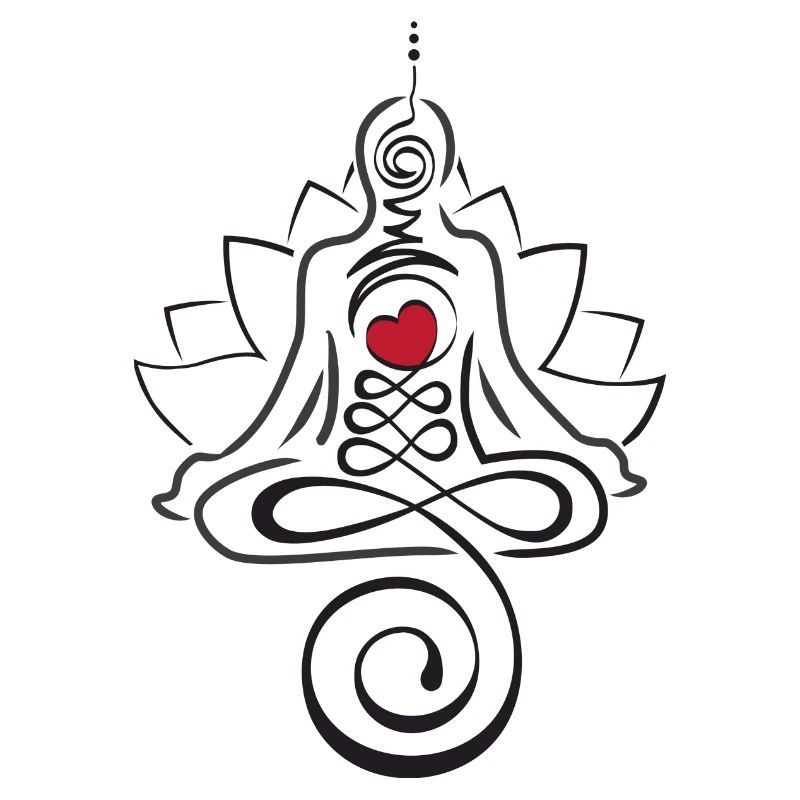 Lotus Herz Unalome