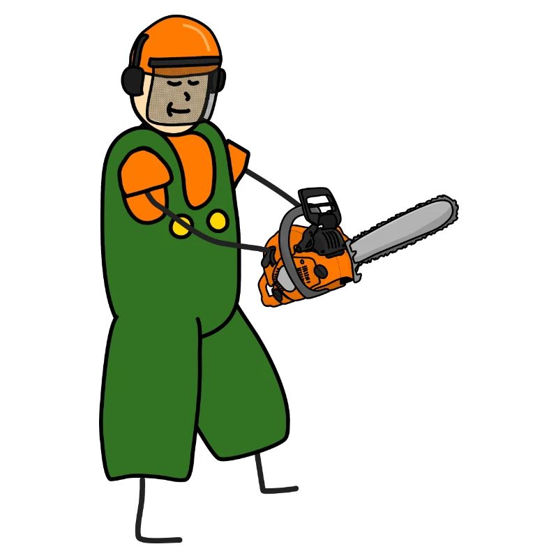 Chainsaw Chainsaw Saw Lumberjack