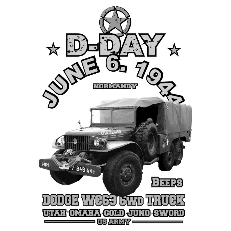 DODGE WC63 TRACK D Day US ARMEE
