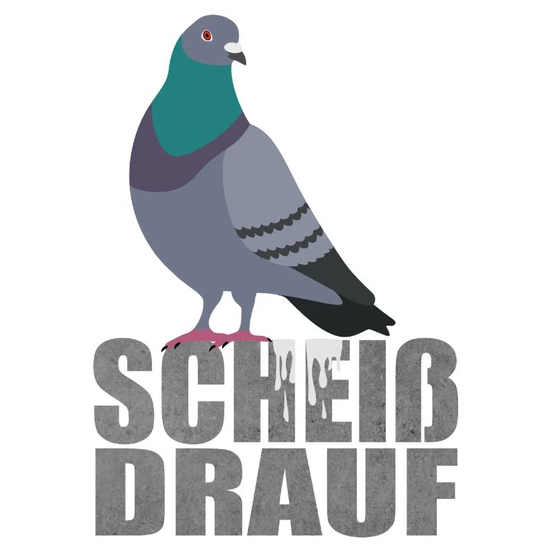 Merde de pigeon dessus