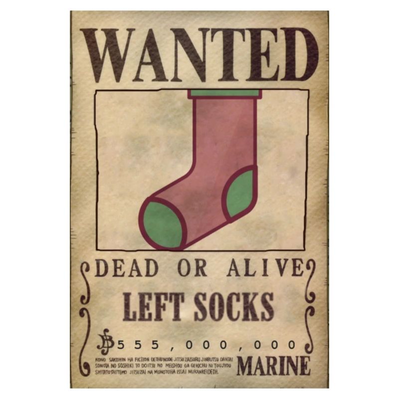 Une chaussette perdue