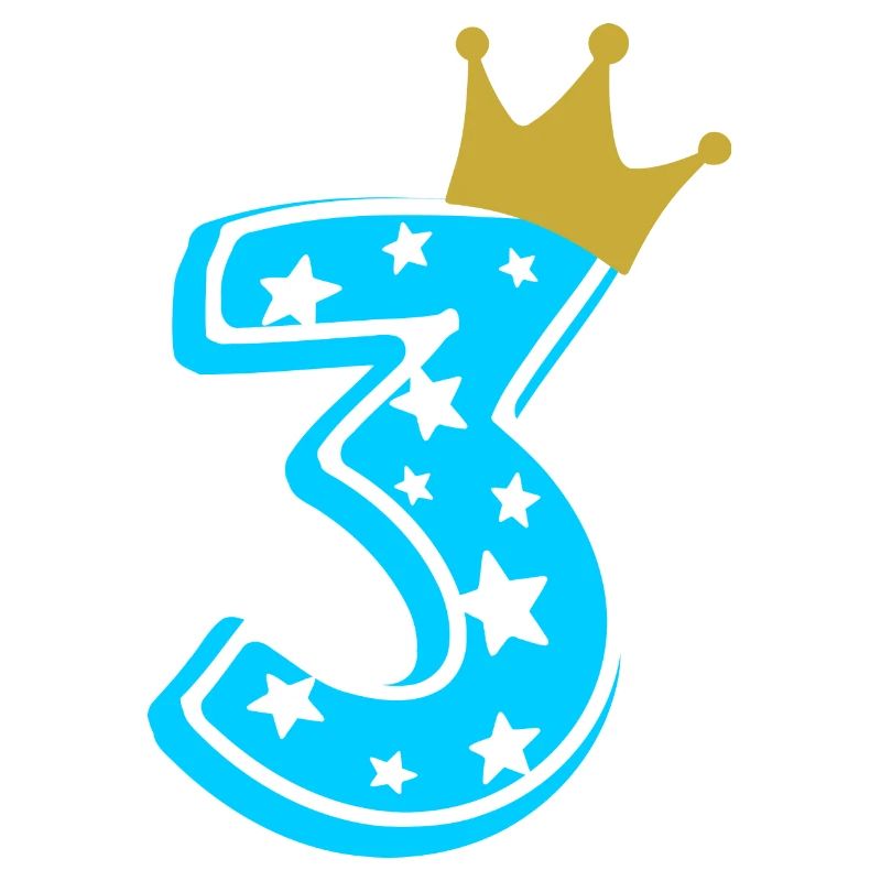 3 Crown 3rd birthday 3 years