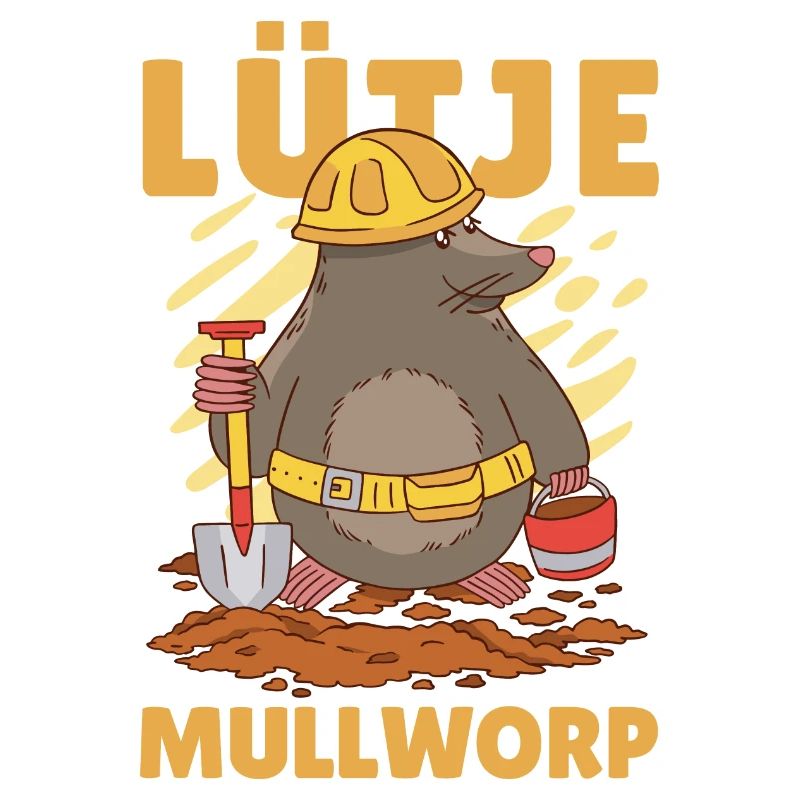Lütje Mullworp Plattdeutsch Maulwurf