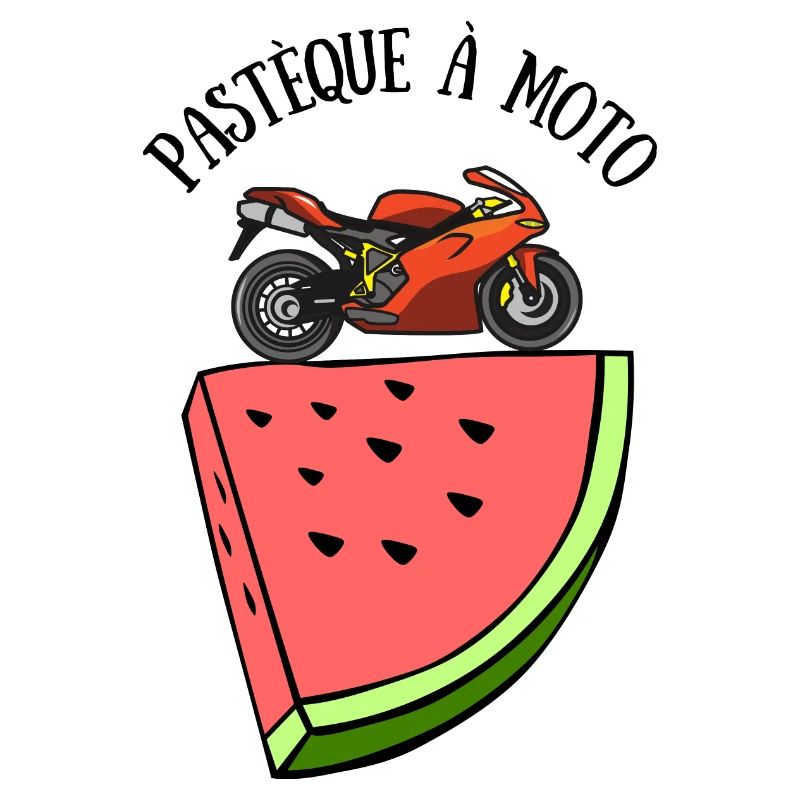 pastèque à moto