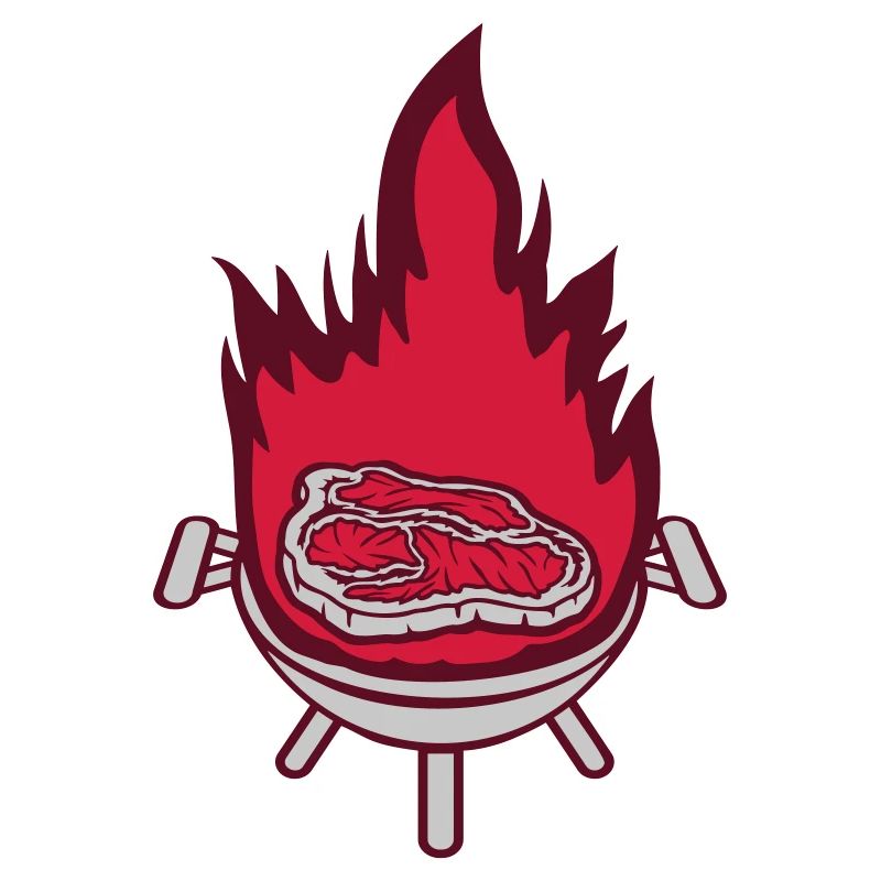 Grillsaison Feuer Steak saftig