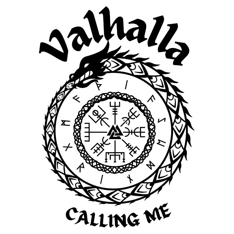 VALHALLA M’appelant-SYMBOLES VIKINGS-RUNES VIKINGS