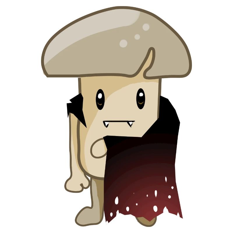Champignon vampire Halloween