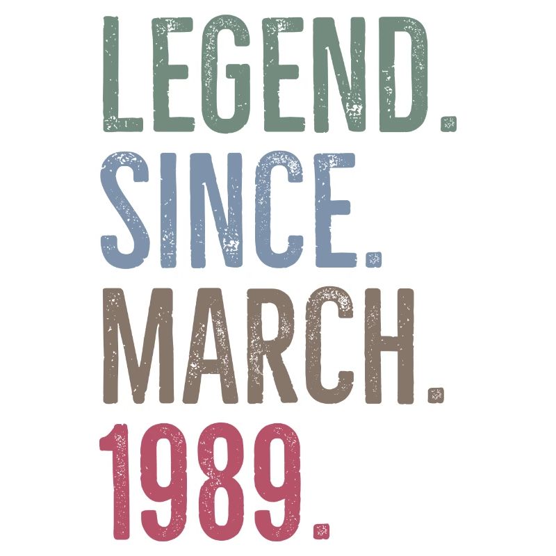 Legend Since March 1989