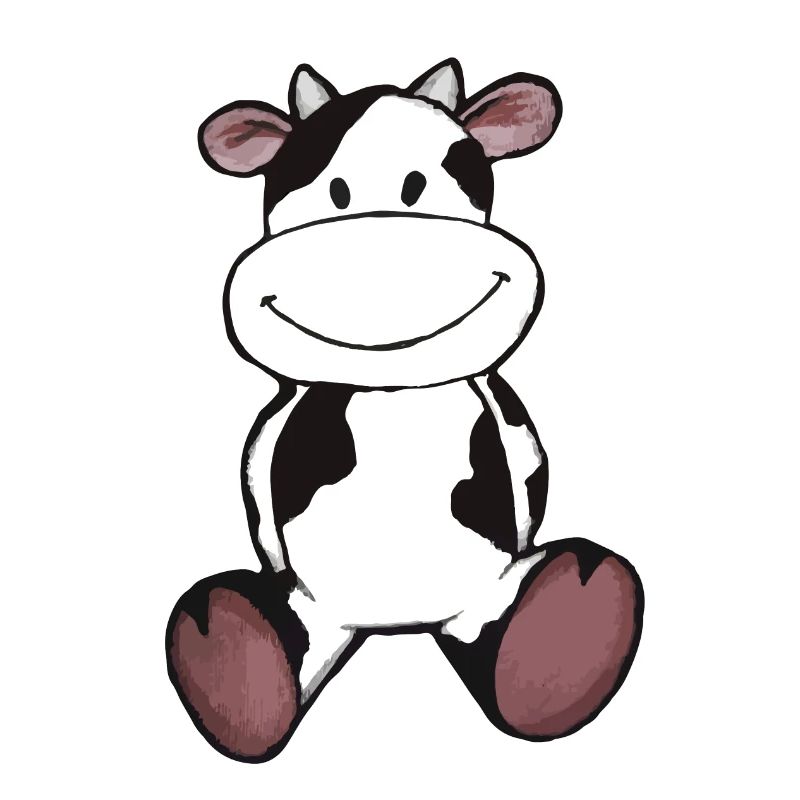Vache heureuse