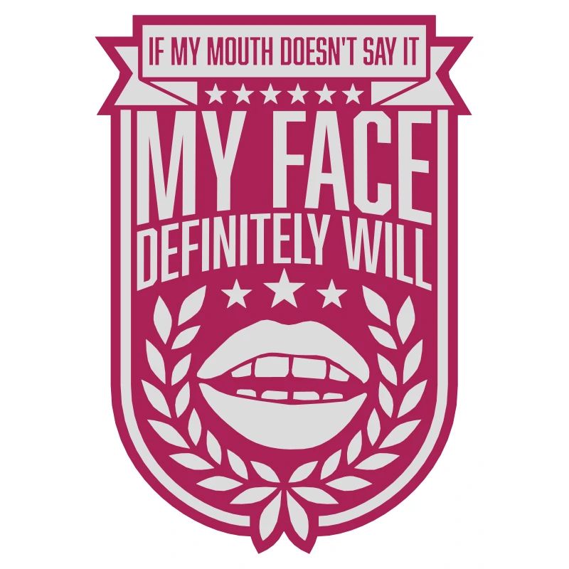 my face definitely will