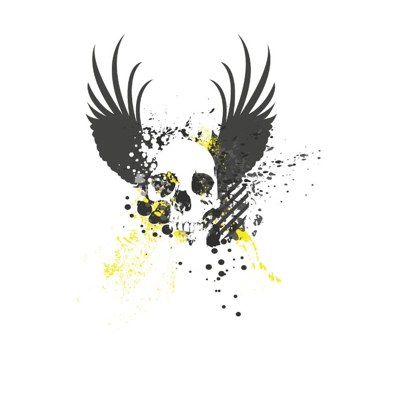 Verträumter Schädel