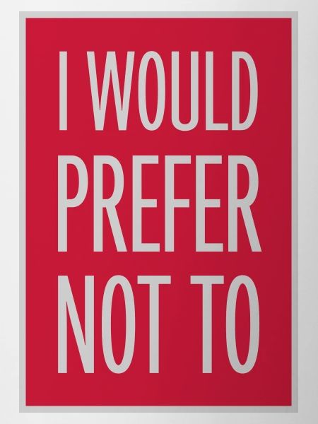 I prefer not to