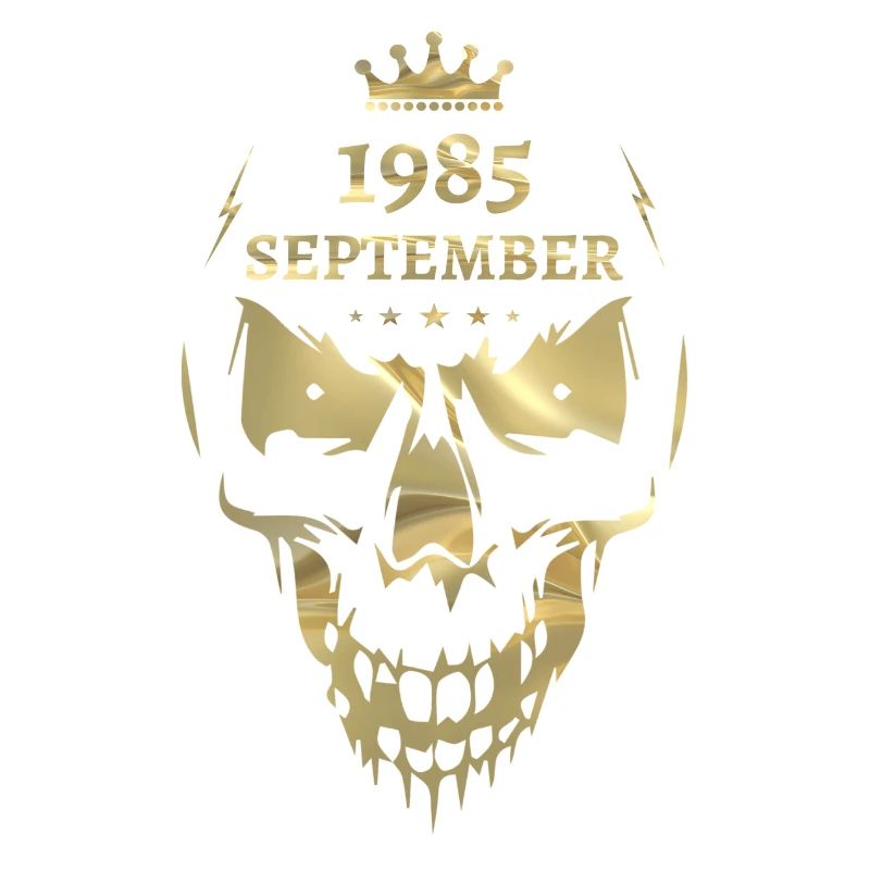 Septembre 1985 Skull Gold