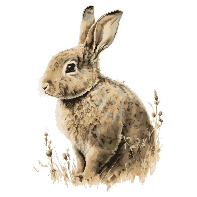 Rabbit Rabbit Watercolors