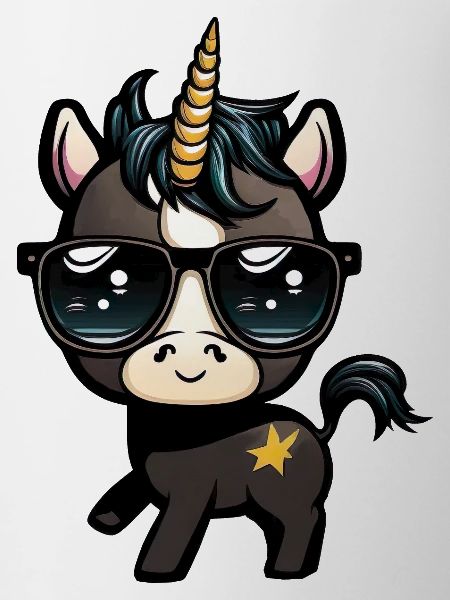Schwarzes Einhorn