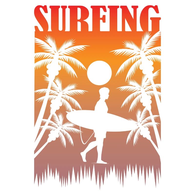 Surfing Surfboard Surfer Geschenkidee