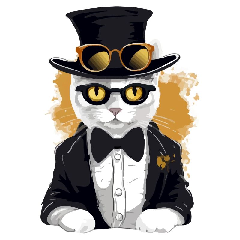 Micky die schicke Katze