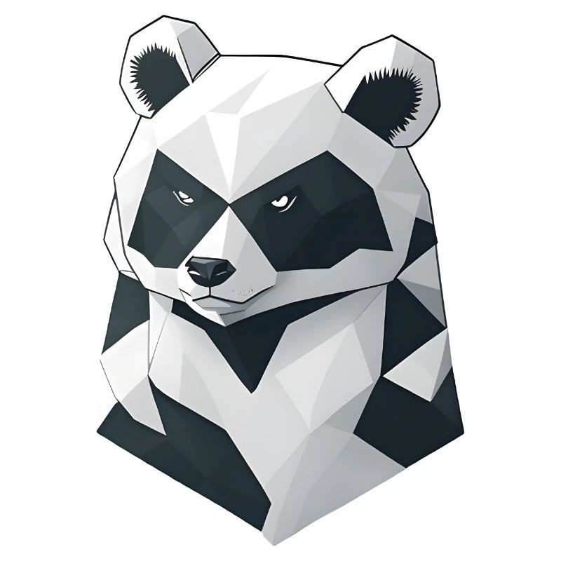 Panda minimaliste