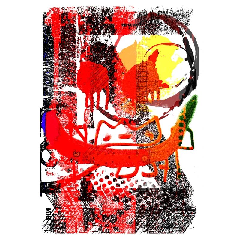 Graffiti style Splash hip hop couleurs peintre couleur