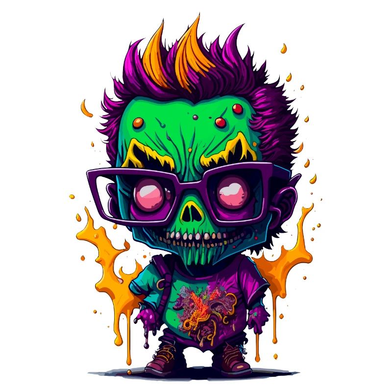 Bunter cooler Zombie