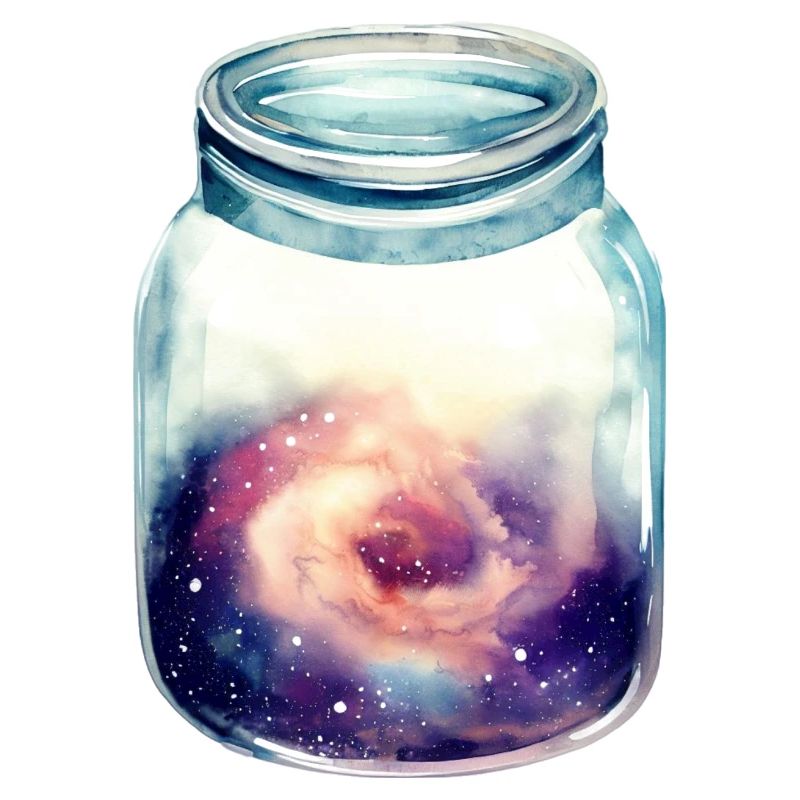 Space in a jar