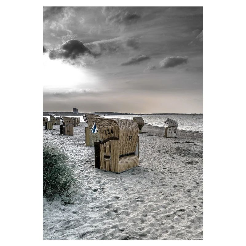 Strandkörbe am Meer