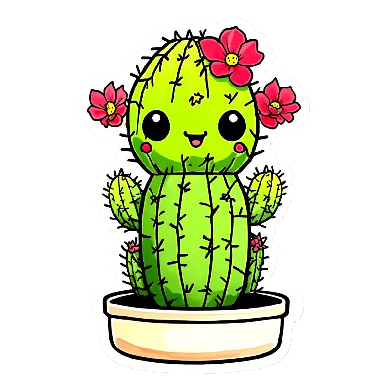 Cactus Mignon Kawaii