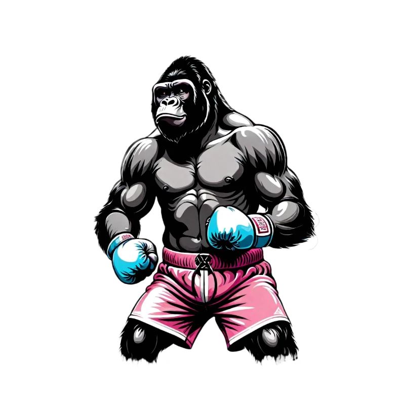 Boxe Boxeur Gorille