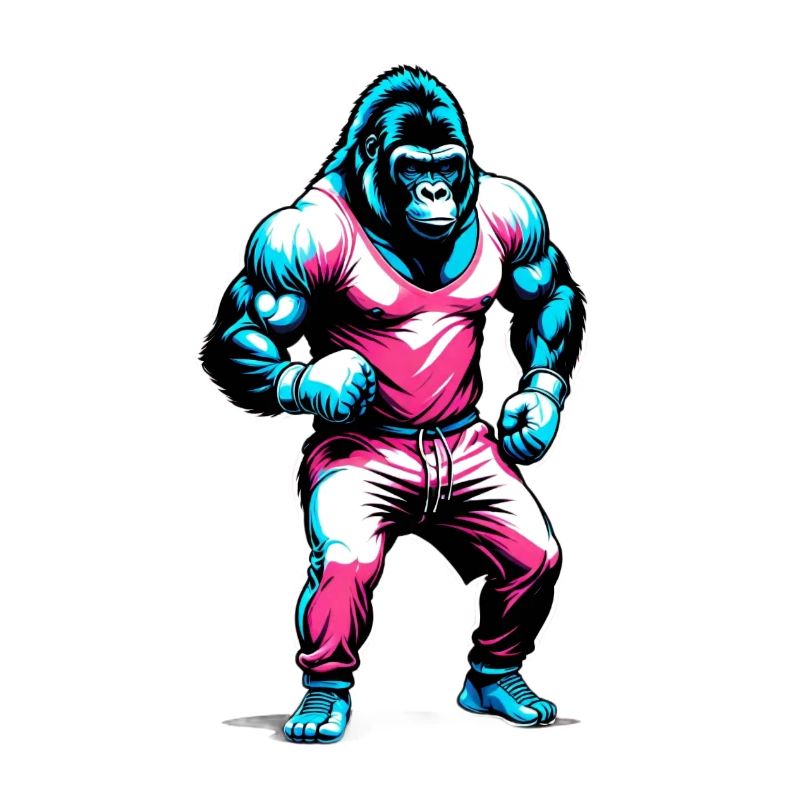 Boxe Boxeur Gorille