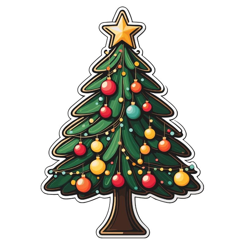 Arbre de Noël Dessin de Noël