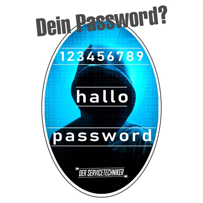 Password Kapuze grau